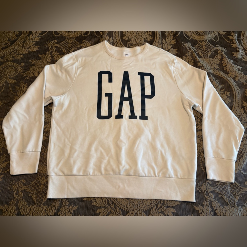 Gap Men's Size XL Logo Graphic Crewneck Pullover Sweatshirt Great Condition!
